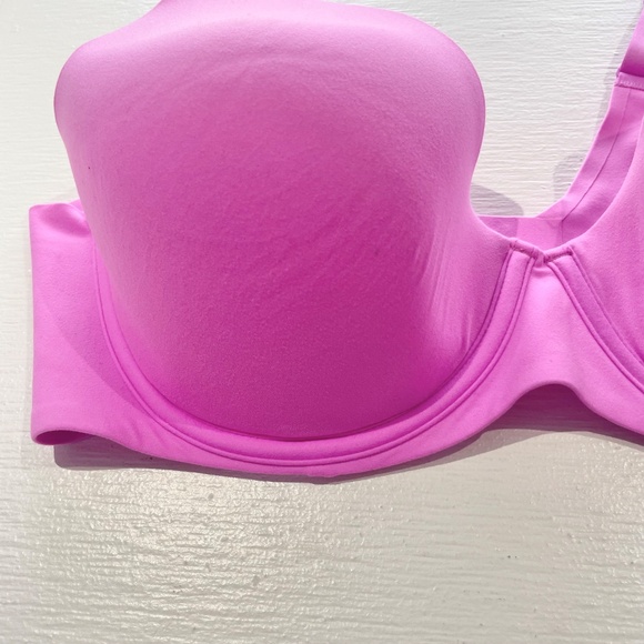 New Aerie SMOOTHEZ Full Coverage Lightly Lined Underwire Bra Pink Size 38D - Picture 9 of 15